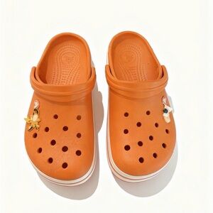 Orange Clog Slip-On crocs